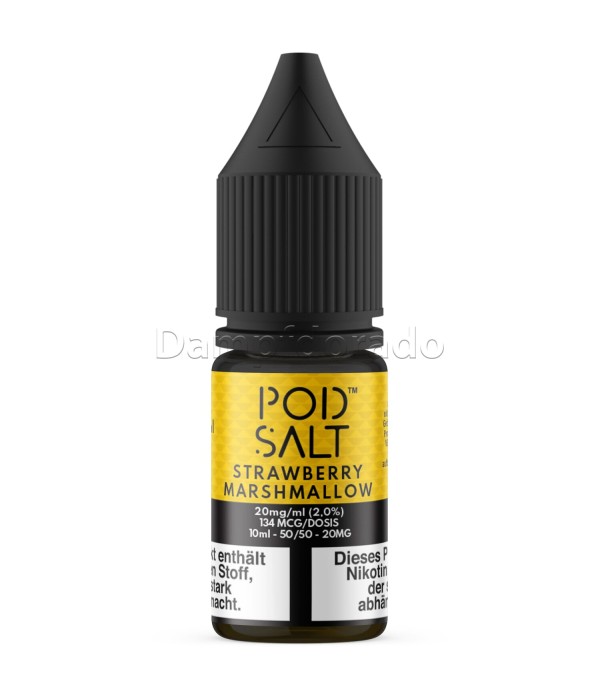 Liquid Strawberry Marshmallow - Pod Salt Nikotinsa...