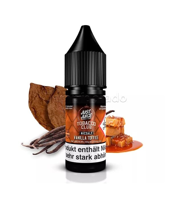 Liquid Vanilla Toffee - Just Juice Tobacco Club Ni...