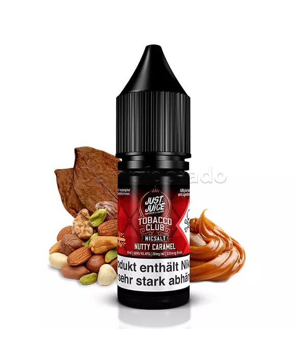 Liquid Nutty Caramel - Just Juice Tobacco Club Nik...