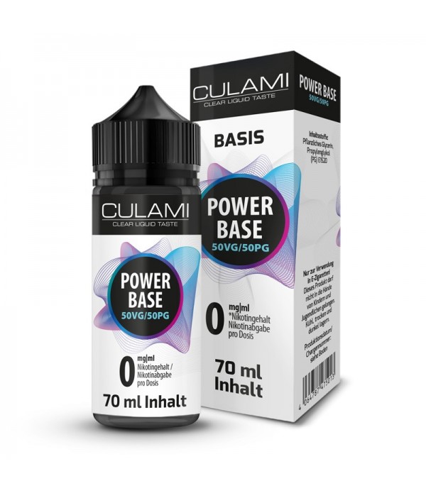 Nikotinfreie Basislösung 50VG 50PG - Culami