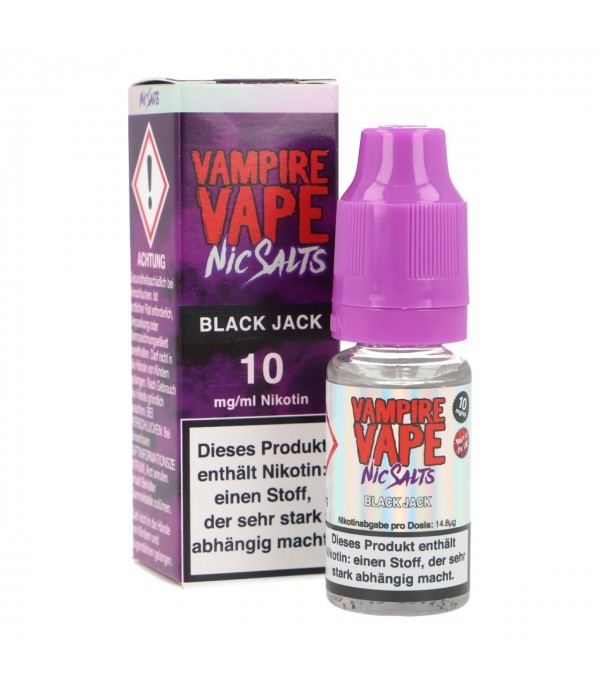 Liquid Black Jack - Vampire Vape Nikotinsalz