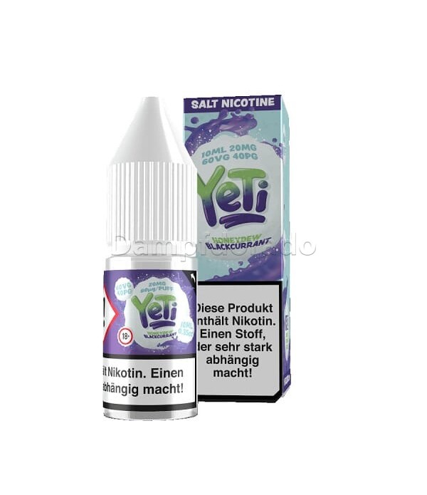 Liquid  Honeydew Blackcurrant - Yeti Nikotinsalz