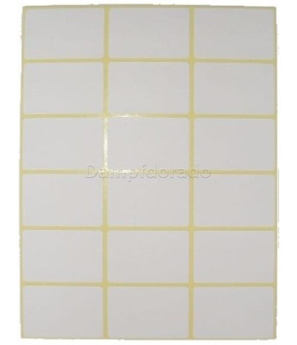 72 Etiketten 38 x 24 mm
